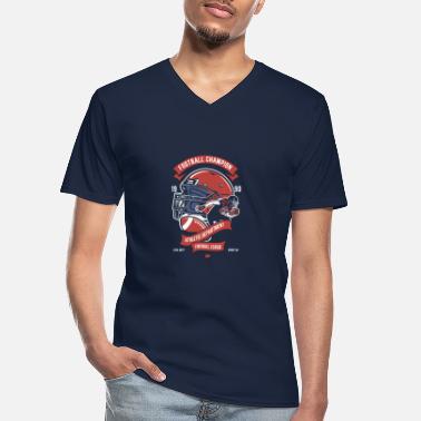 Faniyhteisö Jalkapallon mestari - Klassinen miesten t-paita v-pääntiellä