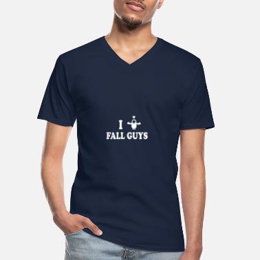 Guys I Love Fall Guys - Men&#39;s V-Neck T-Shirt