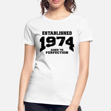 Established Established 1974 - Premium økologisk T-skjorte for kvinner