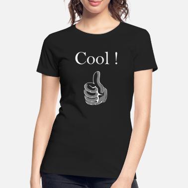 Kciuki Fajne kciuki! - Ekologiczna koszulka damska Premium