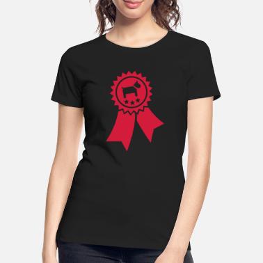 Auszeichnung Hund Auszeichnung - Frauen Premium Bio T-Shirt