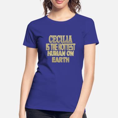 Cecilie Cecilia - Premium økologisk T-skjorte for kvinner