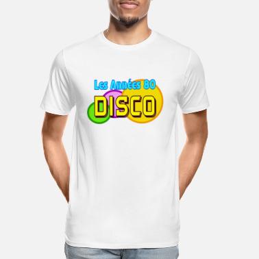 Nachtclub Disco jaren 80 - Mannen premium biologisch T-shirt