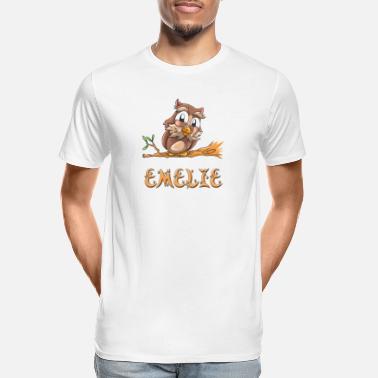 Emelie Owl Emelie - Miesten premium luomu-t-paita
