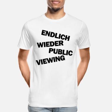 Public Viewing Public Viewing Deutschland 2018 Fußball - Männer Premium Bio T-Shirt