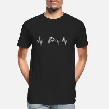 Beat My heart beats for horses - Men’s Premium Organic T-Shirt