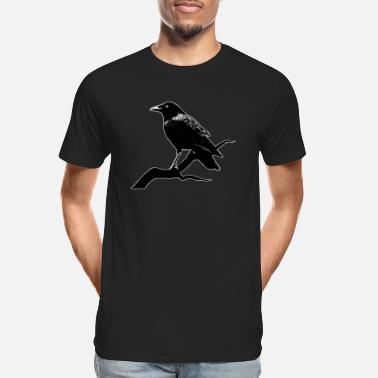 Crow Crow - Männer Premium Bio T-Shirt