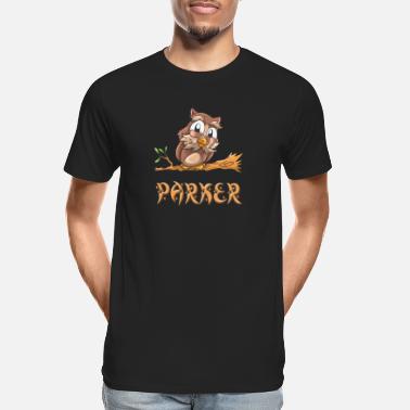 Parker Owl Parker - Premium økologisk T-skjorte for menn