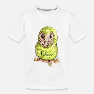 Kakapo Vogel - Der Papagei aus Neuseeland - Teenager Bio T-Shirt