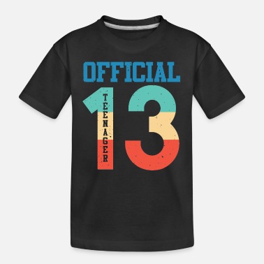 Teenager Official Teenager 13th Birthday Gift Vintage - Teenager Organic T-Shirt
