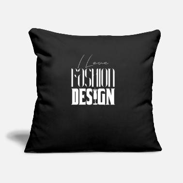 Fashion Fashion fashion designer - Sofa pillow with filling 45cm x 45cm