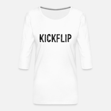 Kickflip KICKFLIP rullalauta - Naisten premium 3/4-hihainen paita