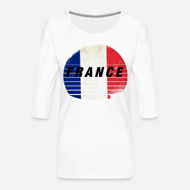 France France ,France - Women&#39;s Premium 3/4-Sleeve T-Shirt
