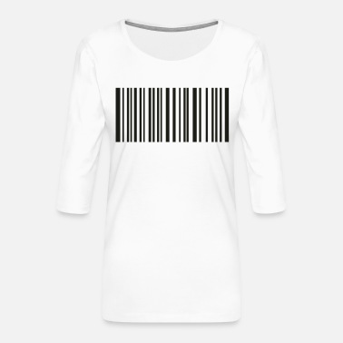 Barcode Barcode - Frauen Premium 3/4-Arm Shirt