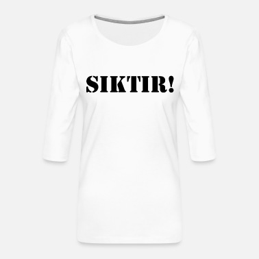 Türkisch Türkisch Spruch türkische Sprache - Frauen Premium 3/4-Arm Shirt