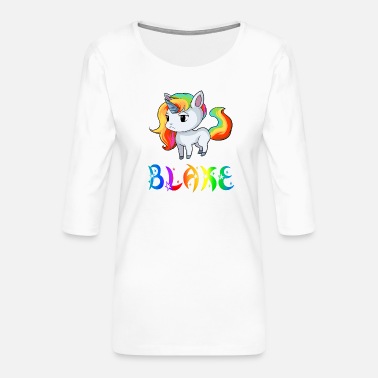 Blake Einhorn Blake - T-shirt Premium manches 3/4 Femme