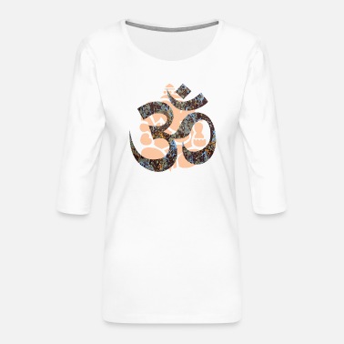 Ganesha om mit ganesha e 85 - Frauen Premium 3/4-Arm Shirt