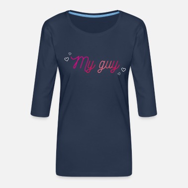 Type Min type - Premium T-skjorte med 3/4 erme for kvinner
