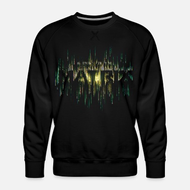 The Matrix Logo - Men&#39;s Premium Sweatshirt