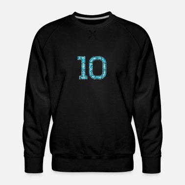 Trikotnummer 10 Trikotnummer - Männer Premium Pullover