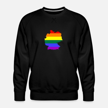 German Gay Pride flag - Men&#39;s Premium Sweatshirt
