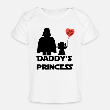 księżniczka tatusia - Ekologiczna koszulka dla niemowląt