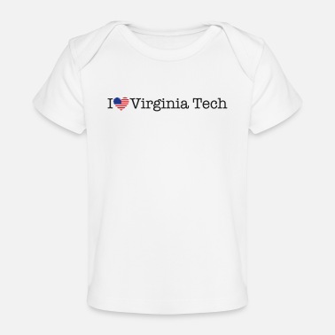 Stars I love Virginia Tech - Organic Baby T-Shirt