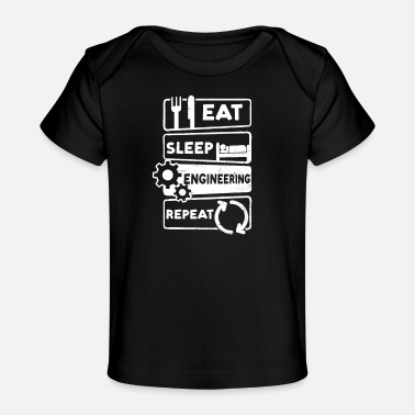 Electricity Engineer Eat Sleep Repeat - Organic Baby T-Shirt