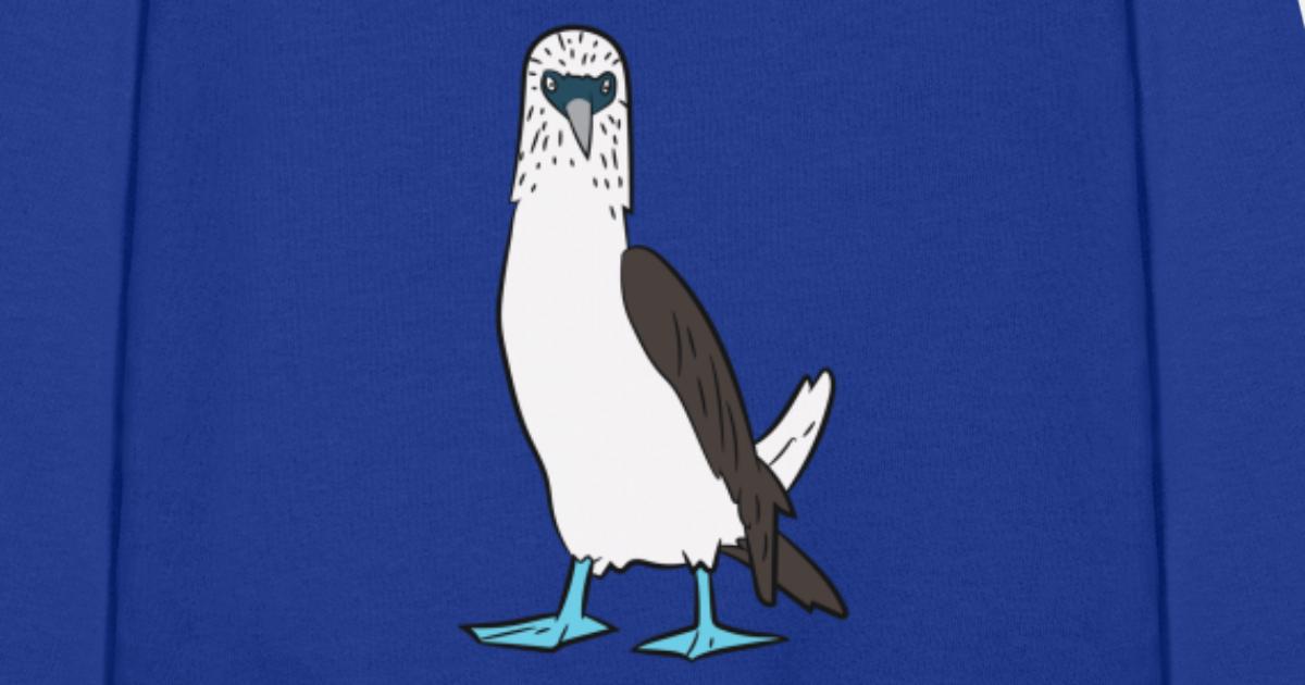 Cute Blue Foot Booby Bird Dancing Blue Foot' Kids' Premium Sweatshirt |  Spreadshirt