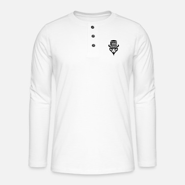 Epidemic Epidemical Logo - Black - Henley long-sleeved shirt