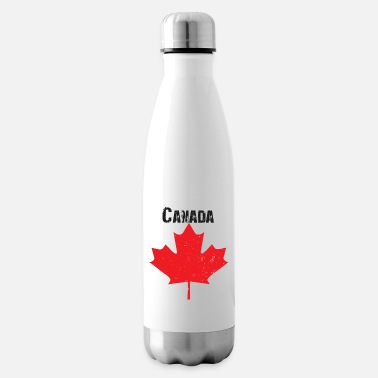 Grungy Grungy Maple leaf design - Insulated Water Bottle