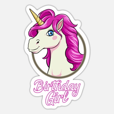 Geburtstag Geburtstag Mädchen Tochter Geburtstagsfeier Shirt - Sticker