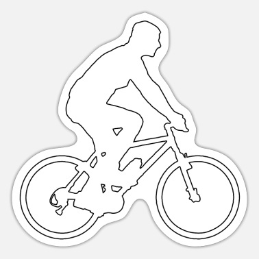 Idea Biking bike gift idea idea idea - Sticker