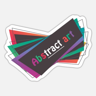 Abstract abstract - Sticker