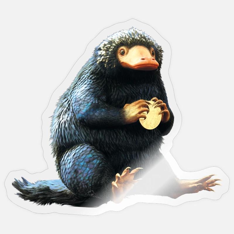 Fantastic Beasts Niffler Protects Coin Sticker Spreadshirt