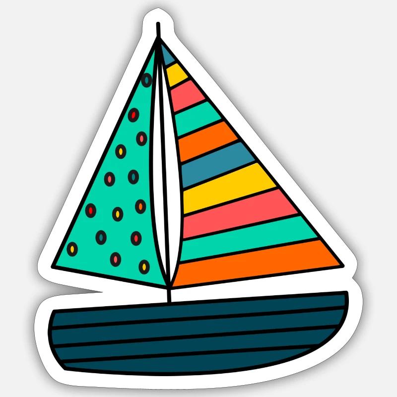 Bateau Stickers | Unique Designs | Spreadshirt