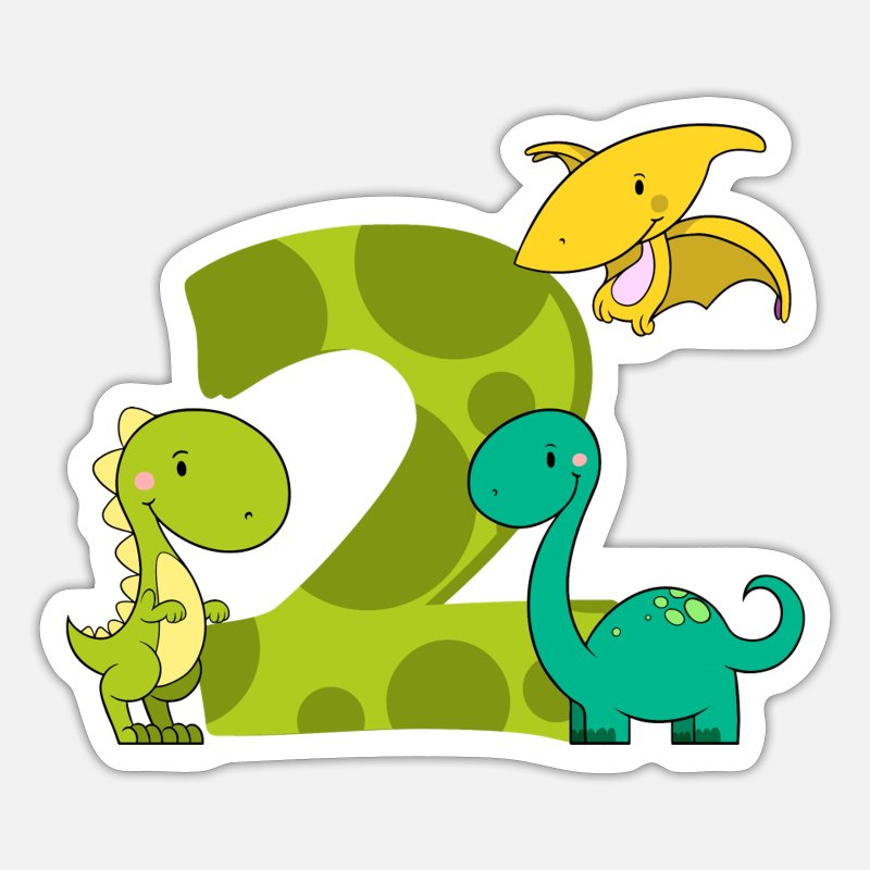 Pegatinas de dinosaurio | Diseños únicos | Spreadshirt