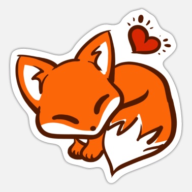 Cute Cute Fox / Cute Fox - Sticker