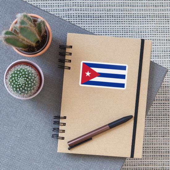 adesivo BANDIERA FLAG CUBA  sticker aufkleber pegatina 