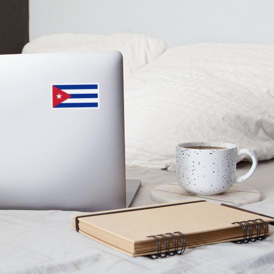 adesivo BANDIERA FLAG CUBA  sticker aufkleber pegatina 