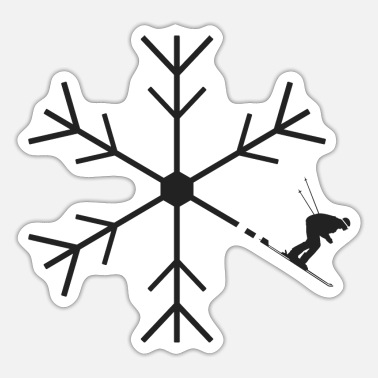 Snowfall snow - Sticker