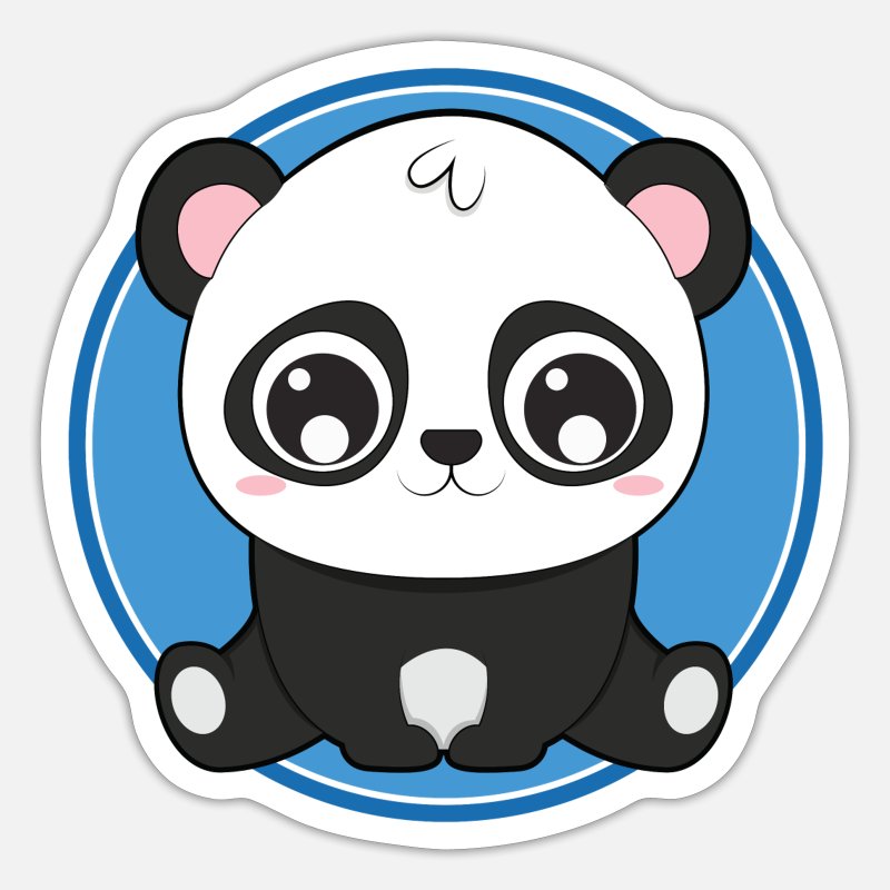 Oso panda bebé dulce' Pegatina | Spreadshirt