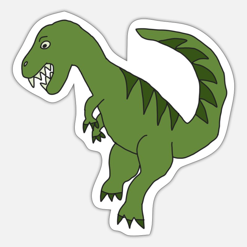 Constituir Moral histórico Tyrannosaurus Rex T-Rex Dino Dinosaurio' Pegatina | Spreadshirt