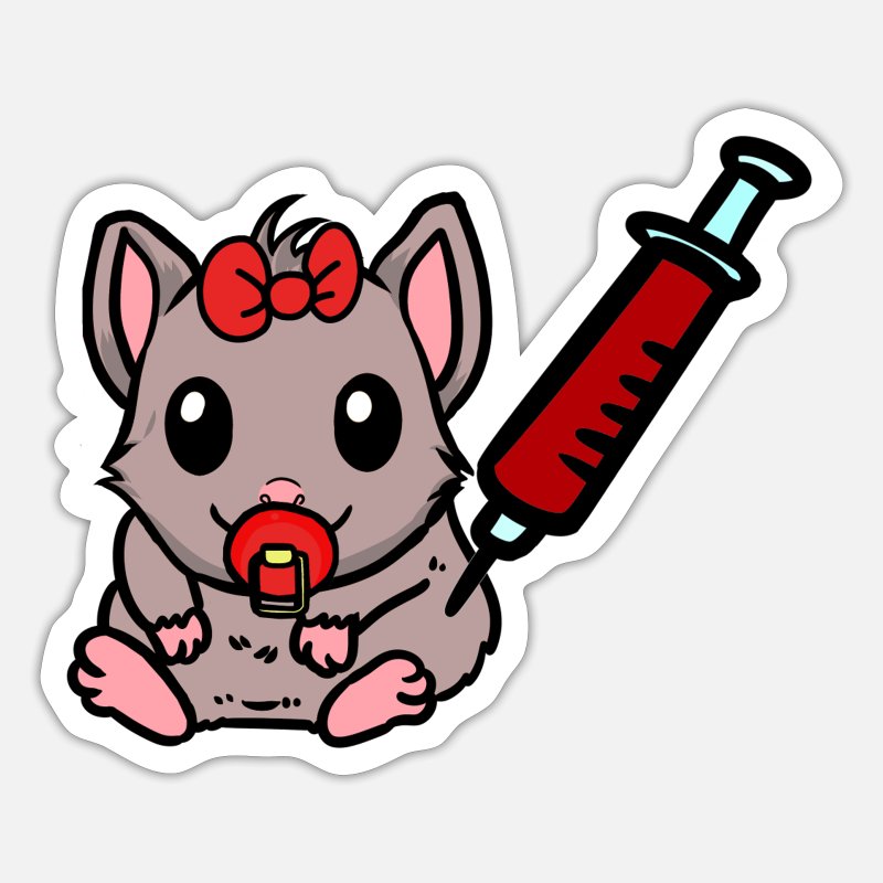 Rodent animal testing consumption animal rights activists animal welfare'  Sticker | Spreadshirt
