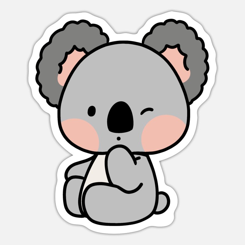 Cute koala koala bear australia koala' Sticker | Spreadshirt