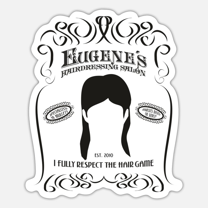 Eugene Porter Hairdressing Salon - VoKuhila' Sticker | Spreadshirt