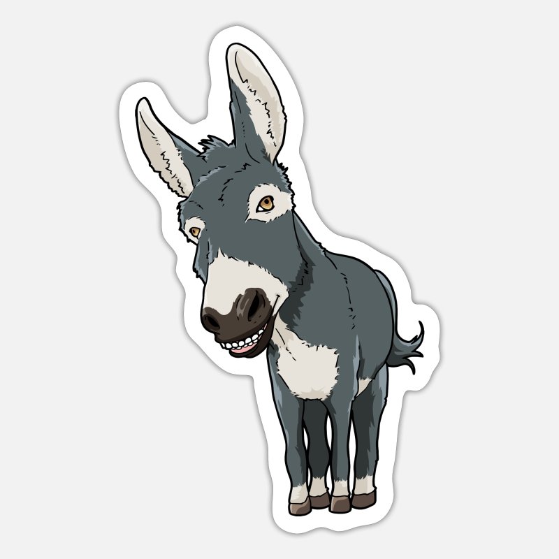 Donkey Beast of Burden' Sticker | Spreadshirt