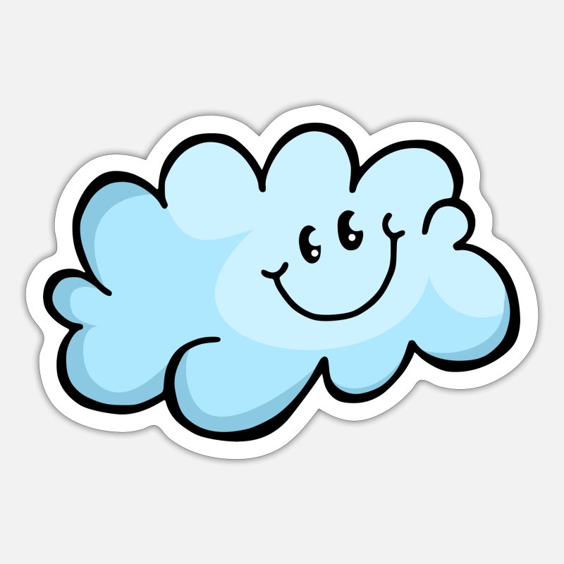 Happy Cloud' Sticker | Spreadshirt