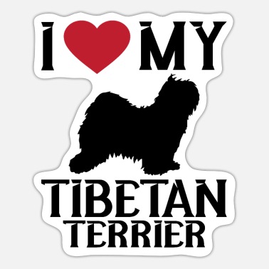 I Love cuore mio Terrier tibetano Felpa 