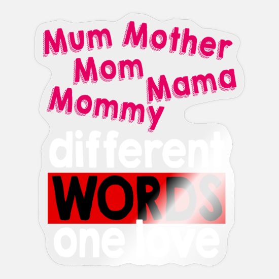 Aufkleber Liebste Mama der Welt Sticker 10 x 10 cm Mutter Mom Mommy Muttertag 